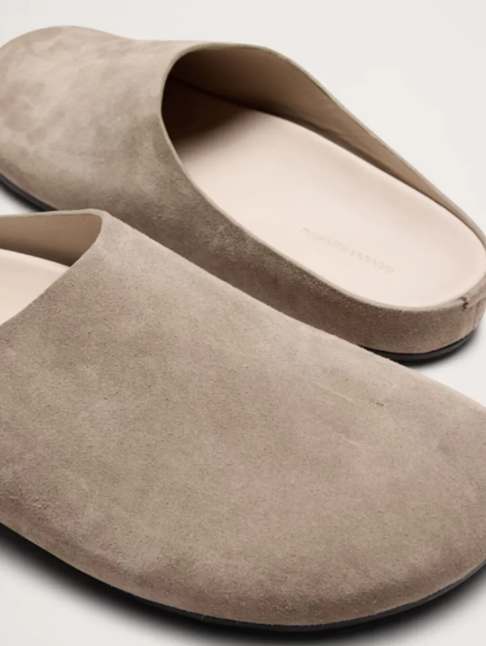 New Banana Republic Slip-On Suede Clog in Taupe Size 7